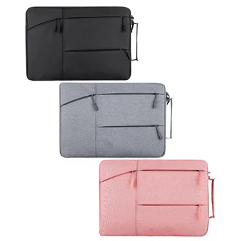 

Elisona Portable Carrying Laptop Sleeve Handbag Case Cover Bag Pouch for MacBook Air Lenovo Dell 11.6 13 15 inch Accessories