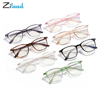 

Zilead TR90 Candy Color Frames Spectacles AC Lens High Quality Hinge Comfortable Nose Pad Computer Glasses For Men And Women