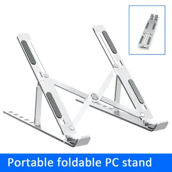 

Portable Laptop Stand Foldable Ergonomic Notebook Holder Aluminum Adjustable Laptop Holder Tablet Base for 10~15.6” PC Notebook