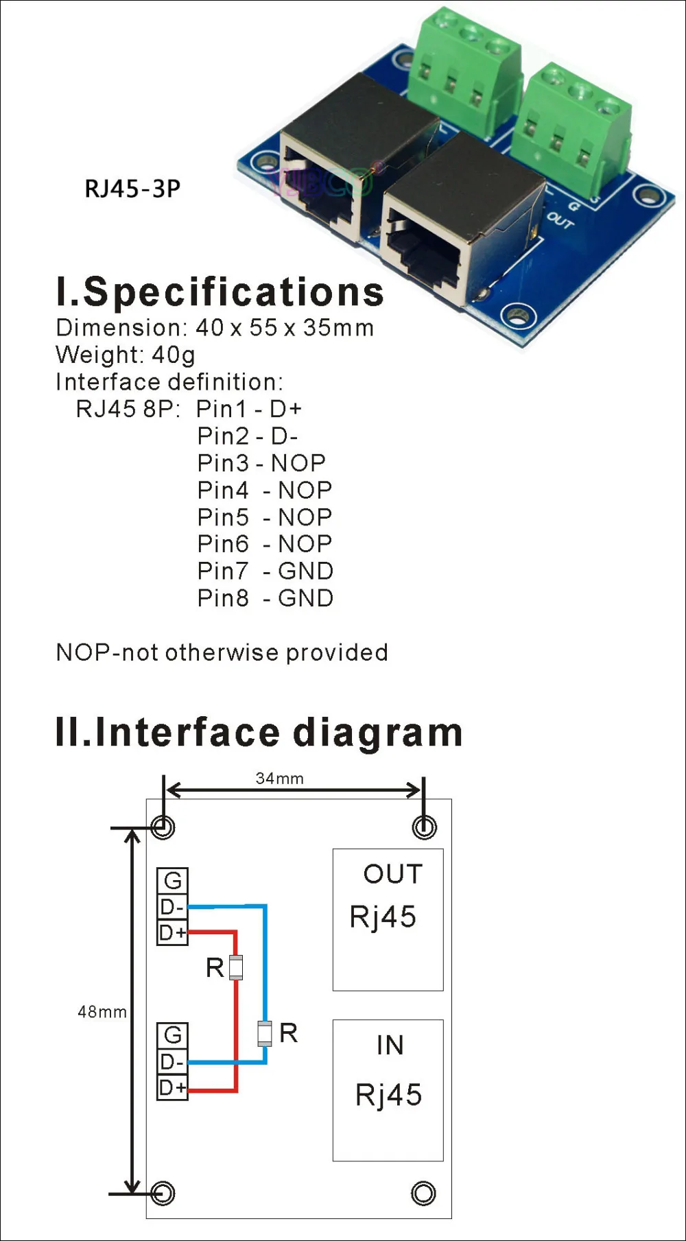 RJ45-3P