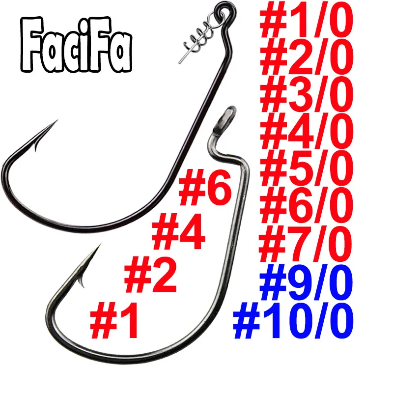 20 hameçons large gap pour vers souples pêche basse et carnassiers avec leurres souples et crankbaits