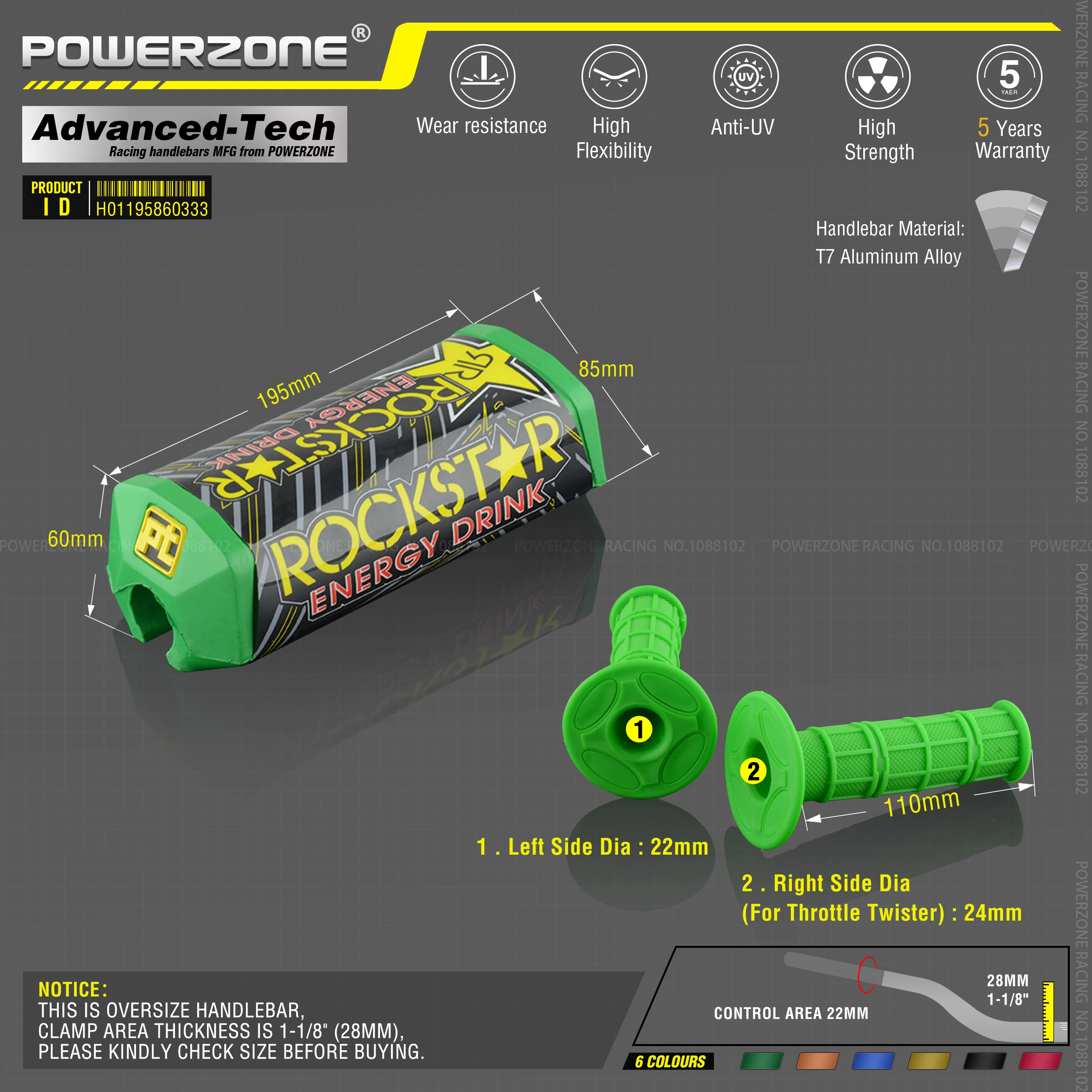 Руль для Pro Taper Pack Bar 1-1/" Классическая дверная ручка барные Колодки Ручки Pit Pro Racing Dirt Pit Bike мотоцикл с адаптер cnc