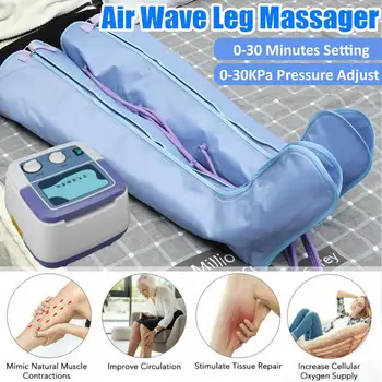 

Air Wave Pressure Massager Continuous Compression Circulator Leg Arm Waist Leg Massageing Machine Muscles Relaxed Recovery Devic