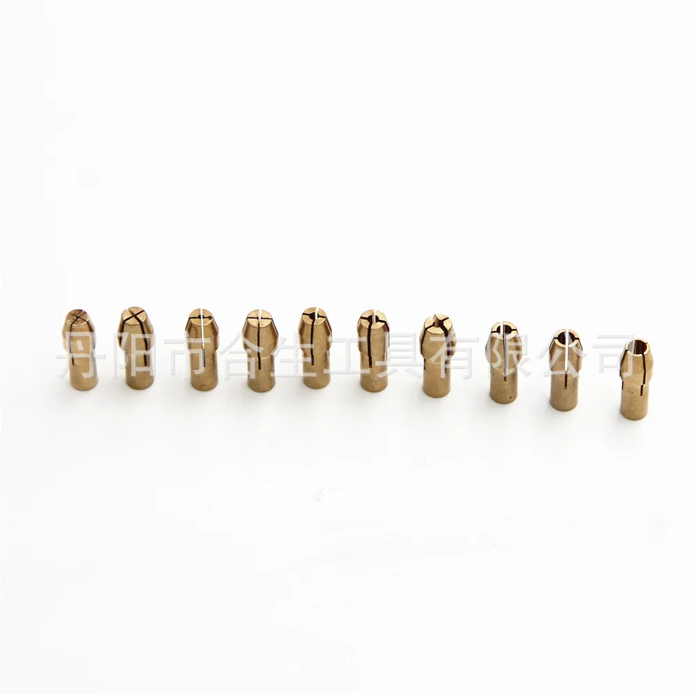 

10 Pc Brass Chuck 0.5-3. 2 Mm Electric Grinding Drill Chuck Mini Drill Bit