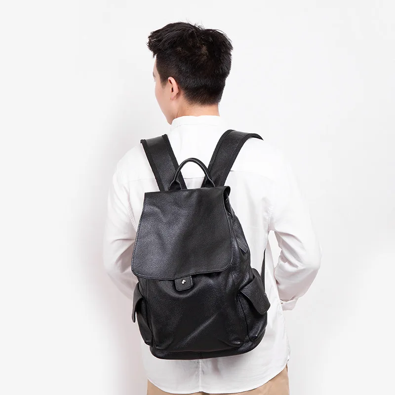 

Men's Leather Backpack Sleek Minimalist Men's Backpack