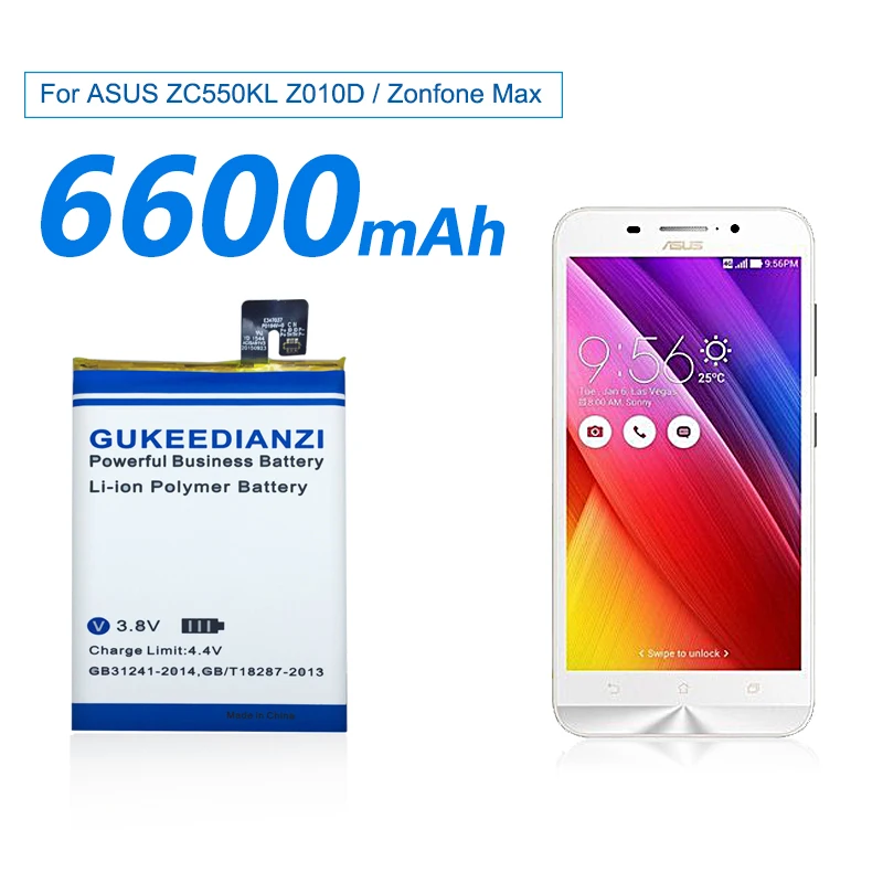 C11P1508 Аккумулятор для ASUS Zonfone max ZC550KL Z010AD Z010D Z010DA мобильный перезаряжаемый