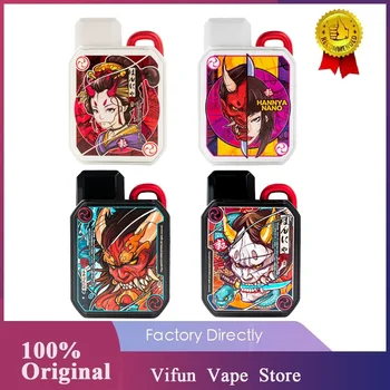 

Original Vapelustion Hannya Nano Pod Kit wi/ 600mAh Battery & 2ml Pod & 1.2ohm coil Pod system vs Drag Nano/ Vinci X/ Aegis Pod