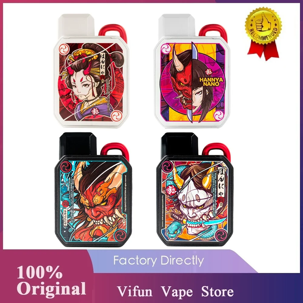 Оригинальный набор Vapelustion Hannya Nano Pod wi/ 600 мАч аккумулятор и 2 мл 1.2ohm система катушки