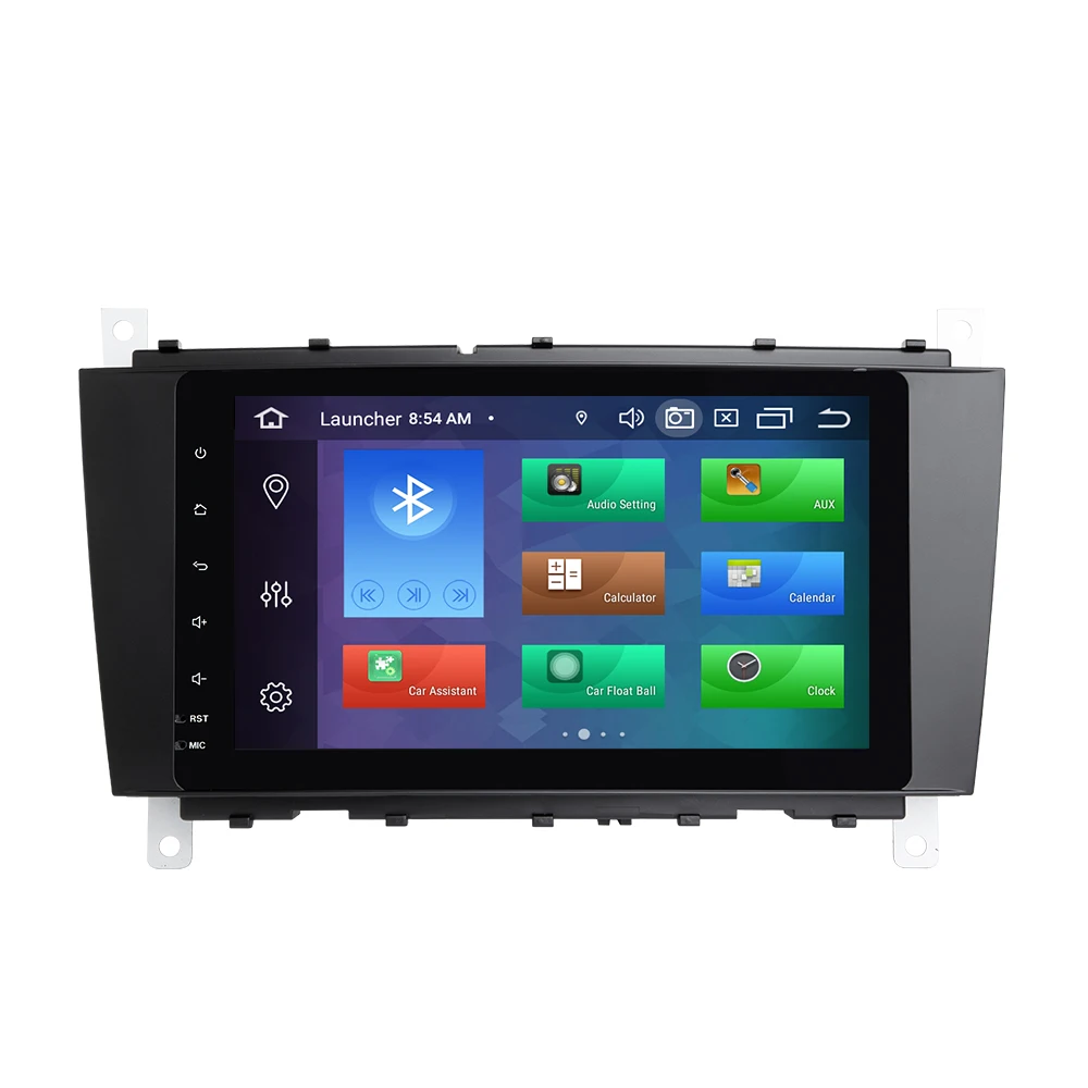 DSP 4GB 64G 2Din Android 9 Car Radio DVD GPS Navi For Mercedes/Benz W203 W209 W219 A-C Class CLS C180 C200 Vito Viano Multimedia