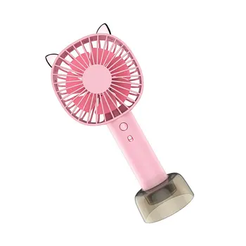 

Mini Portable Office Worker Cute Little Fan Usb Cartoon Hair Dryer Glowing Summer Student Usb Charging