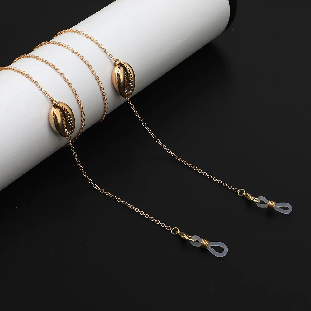 Модный Золотой металлический корпус цепочка для очков для чтения солнцезащитных очков держатель шнура для очков шейный ремешок веревка ожерелье ремешок для очков