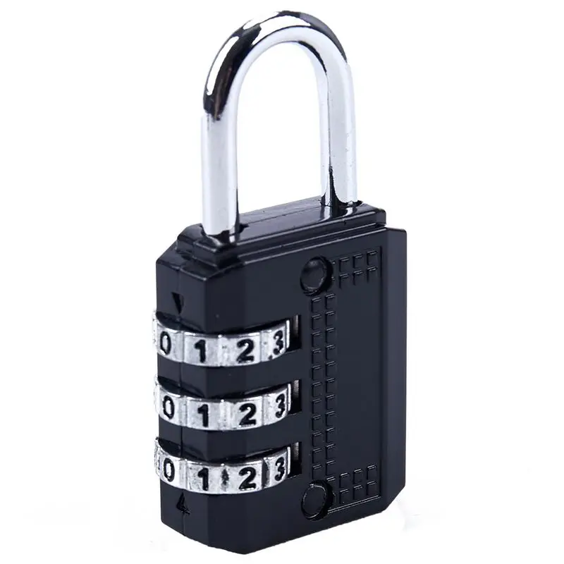 Комбинированный навесной замок 25 мм 3 Digit 2 Pack/S