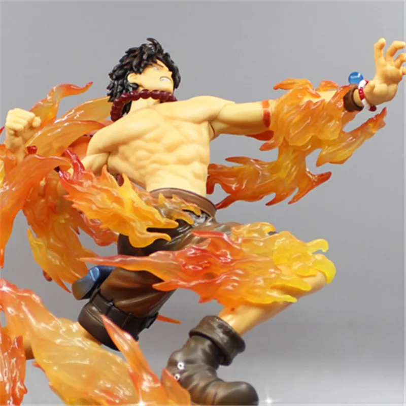 Новые 25 см one piece Ace Fire Fist ПВХ фигурки one piece Аниме Portgas · D · Ace 15th anniversary Max Коллекция фигурка игрушка