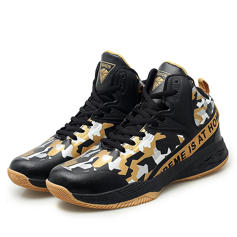 Обувь Jordan для мальчиков, мужская Баскетбольная Обувь Jordan 1 Uptempo Boots Jordan 11, баскетбольные кроссовки в стиле ретро Jordan, женские спортивные кроссовки - Цвет: Цвет: желтый
