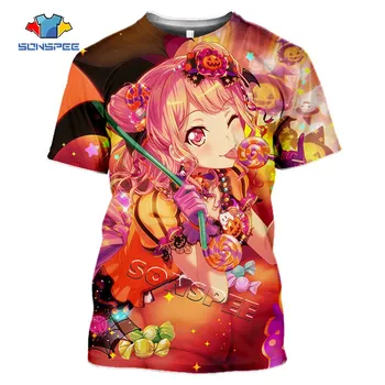 

SONSPEE Love Live!School idol project Anime Harajuku 3D Print T-Shirt Summer Fashion Men t shirts Streetwear Hip hop Tee Clothes