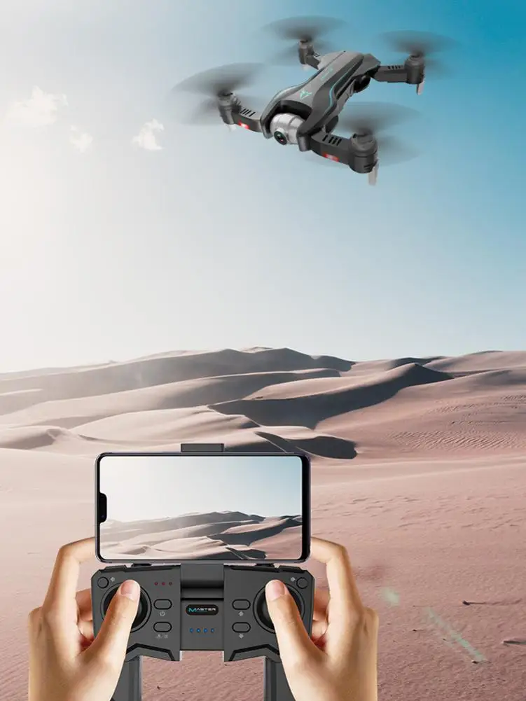 S20W wifi FPV 1080P HD камера 18 минут время полета складной Радиоуправляемый Дрон Квадрокоптер с чехлом пульт дистанционного управления Самолет
