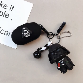 

Cool Cartoon Cover for Samsung SM-R170 Galaxy Buds 2019 Case Wireless Bluetooth Headset Charging Box Cover Earphone Bag Keyring