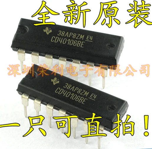 10 шт./лот Новинка CD40106BE CD40106DIP-14