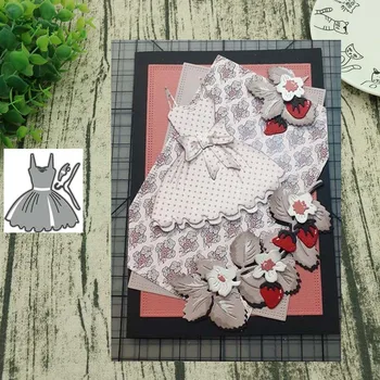 

Spring 2020 Metal cutting dies skirt die mold decoration Scrapbook paper craft knife mould blade punch