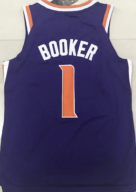 Новинка 22 DeAndre Ayton 1 Denver Booker 20 Josh Jackson JERSEY 0 Russell westbrook 13 Пол Джордж майки - Цвет: New