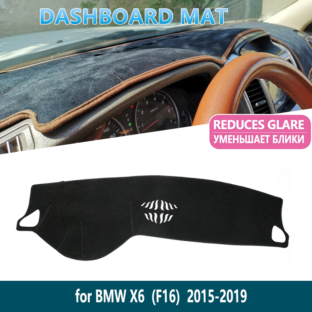 for BMW X6 F16 2015 2016 2017 2018 2019 Anti-Slip Dashboard Mat Cover Inner Sun Shade Dash board Car Accessories | Автомобили и
