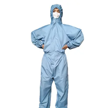 

Reusable Anti-Virus Protective Clothing PPE Suit Coverall Lab Full Body Cover Protection Suit Factory Anti Dust Hazmat Suit