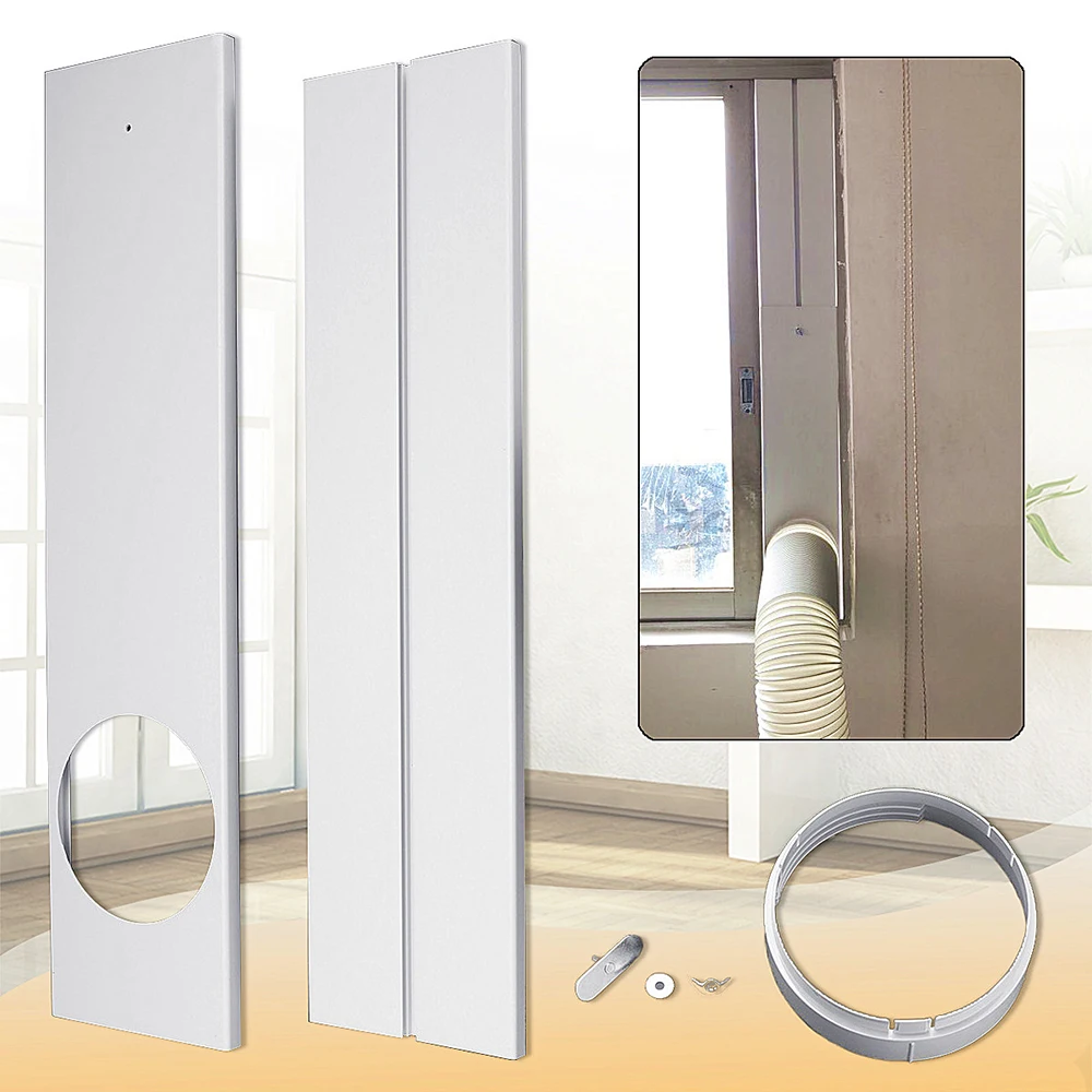 

Hot Adjustable Window Kit Plate + Window Adaptor For Portable Air Conditioner