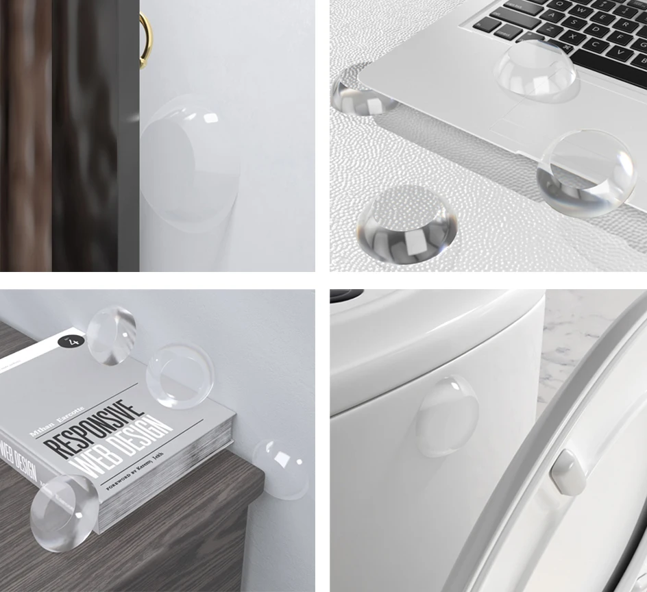 6 pces porta rolha proteção de parede