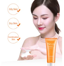 

Snail Facial Cleanser Facial Cleansing Rich Foaming Organic Natural Gel Daily Skincare Face Wash Anti Aging Deep Clean Cosmetics