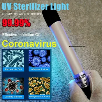 

UVC Germicidal Sterilization Portable CFL Ozone Lamp Bulb Ultraviolet Light For Disinfect Quartz Bacterial 7/ 9/20W Use For Car