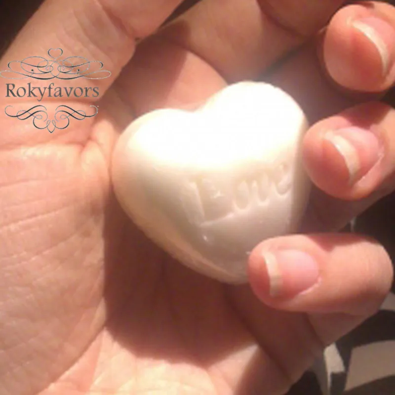 20PCS LOVE Heart Scented Soap Favors Wedding Favors Party Gift Ideas Event Party Decor Supplies Anniversary Giveaways