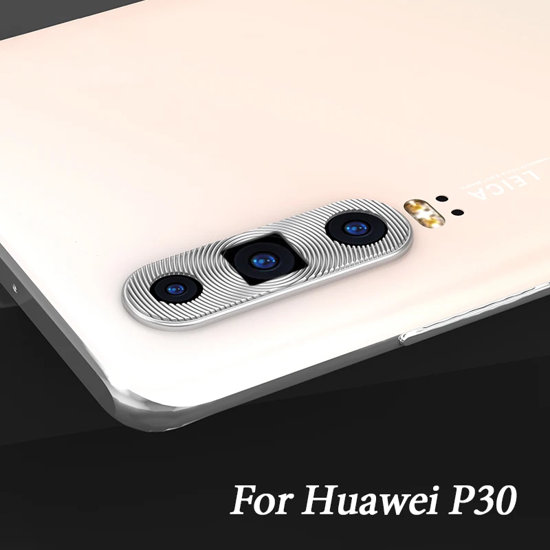 Для huawei P30 P20 P30 Pro Nova 4E объектив камеры кольцо покрытие алюминиевая защитная крышка для huawei P30 P20 Lite P20 Pro - Цвет: Sliver