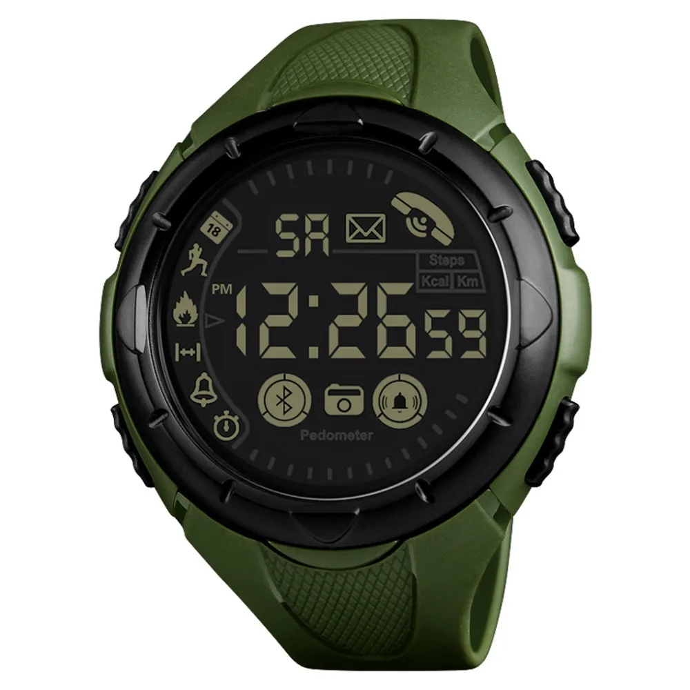 HONHX, мужские спортивные часы для улицы, Bluetooth, цифровые часы, мужские с хронографом, Автоматическая Дата, светодиодный, наручные часы, Relogio, спортивные мужские часы
