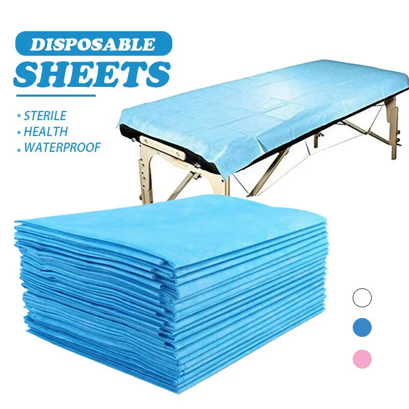 100Pcs Disposable Sheets Breathable Salon For Massage Bed Table Cover