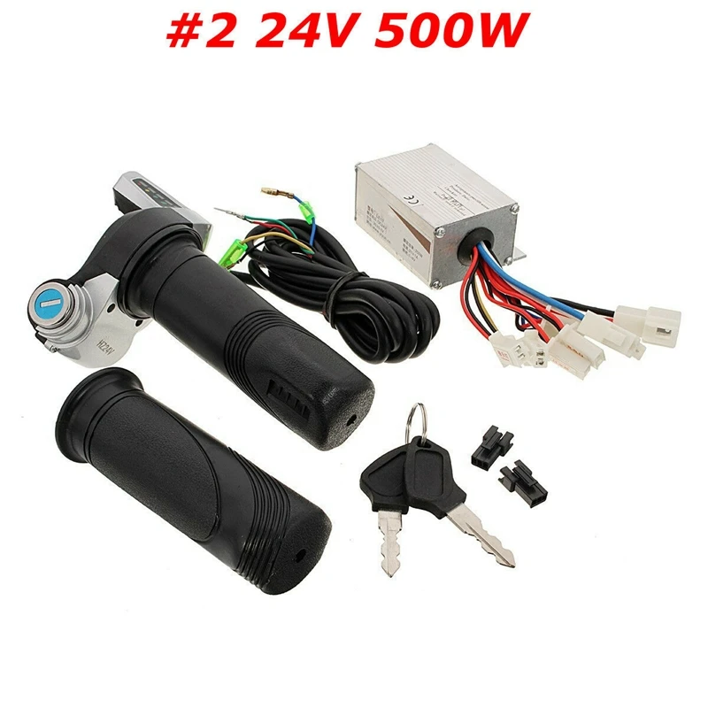 24V 500W мотор щетки Управление блок Управление ручка для электрического скутера