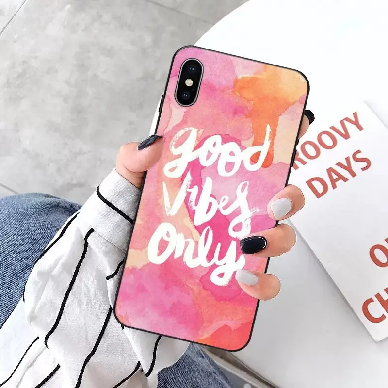 Good Vibe Only Love Happy Trust Quote