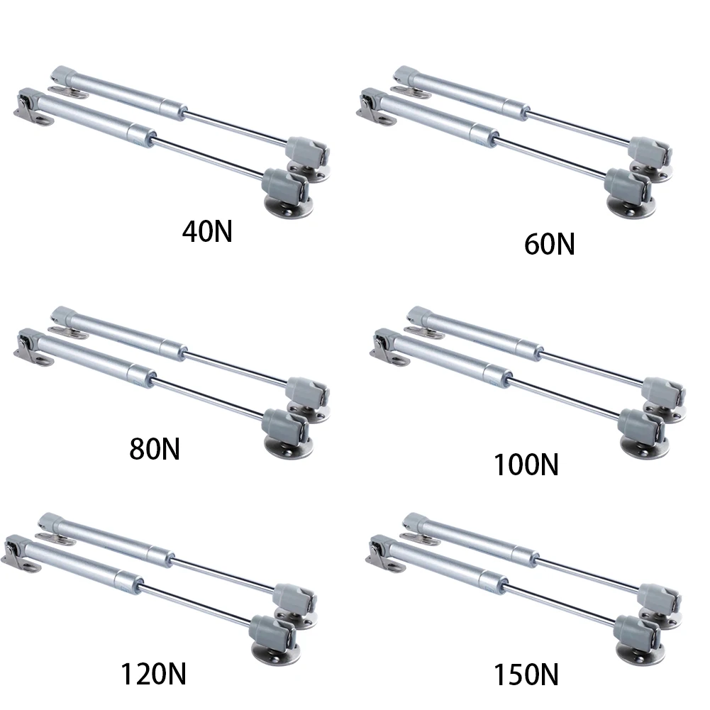 40-150N 4-15 кг стойка сверхмощный пневматический стержень кухонный шкаф гидравлический газовый подъемник аксессуары для шарниров поддержка с винтами