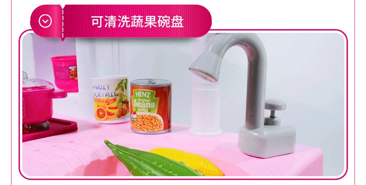 Play House Kitchenware Cooking Model CHILDREN'S Toy North America Cook Set Kids GIRL'S Unisex Effective Small