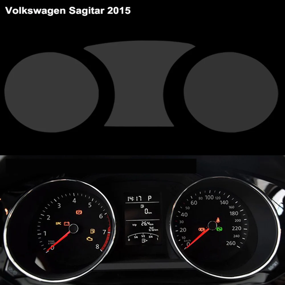 Защитная пленка для приборной панели автомобиля для vw Passat B8 CC Sagitar аксессуары для автомобильных наклеек - Название цвета: sagitar 2015 year
