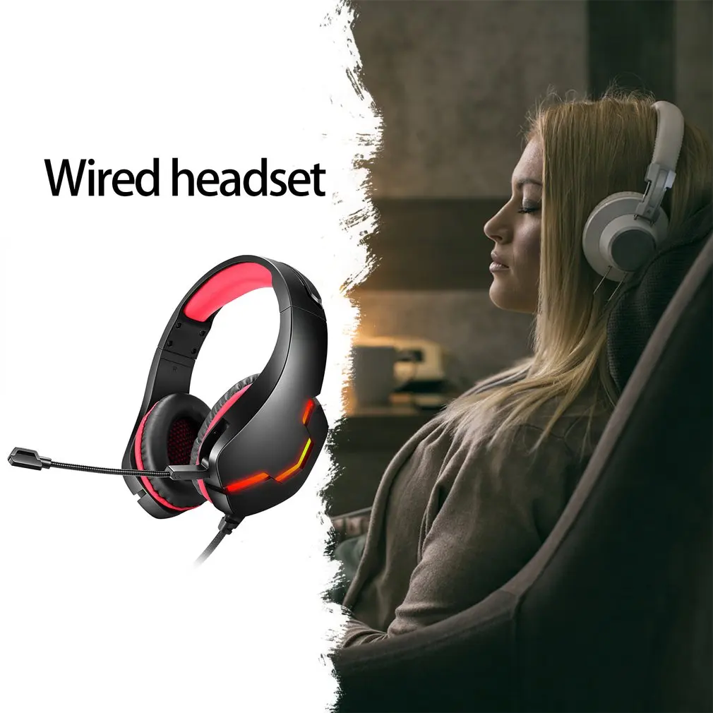 J10 Gaming Headsets Stereo High Definition Over Head Gaming Headphone Noise Canceling Gaming Headphone