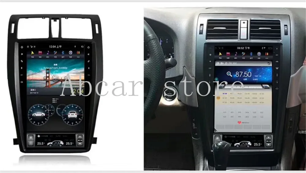 13 6 ''Tesla стиль Android 9 0 PX6 автомобильный dvd плеер GPS навигация для Toyota crown 2010 2013