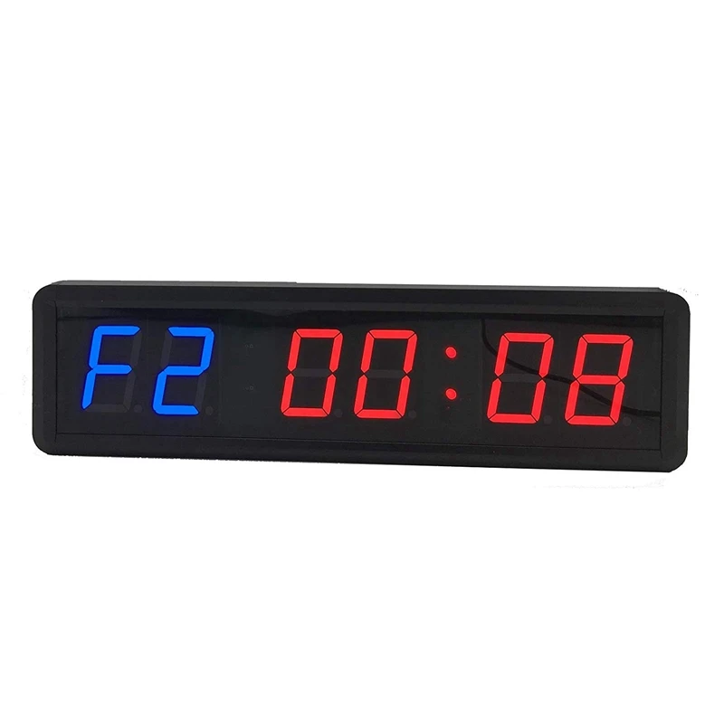 LED Interval Workout Timer US Plug Countdown Stopwatch