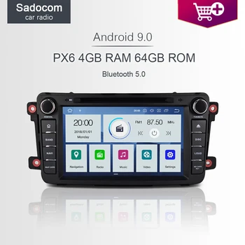 

7" DSP PX6 2 din Android 10.0 4GB + 64GB Car DVD Player GPS Wifi RDS Radio Bluetooth 4.2 For Mazda CX9 2009 2010 2011 2012-2015