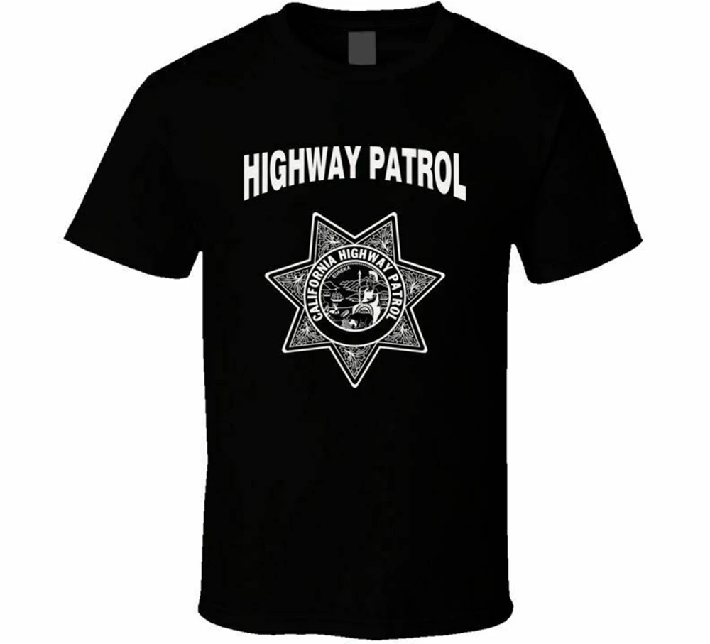 Новая мужская футболка с логотипом California Highway Patrol размеры одежды S-2Xl забавным