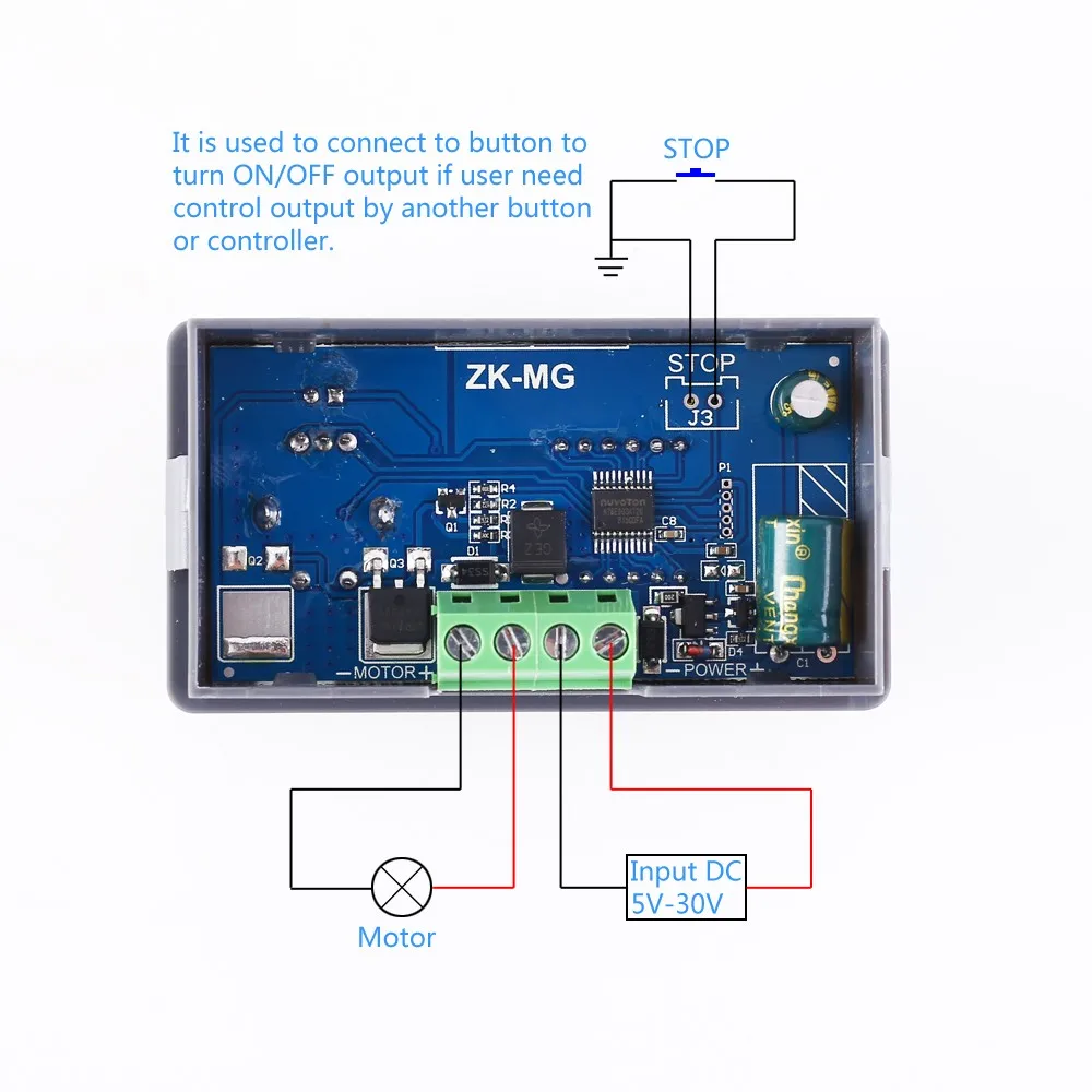 5V 12V 24V 150W High-Мощность ШИМ контроллер скорости двигателя постоянного тока Генератор сигналов модуль драйвера Скорость регулятор