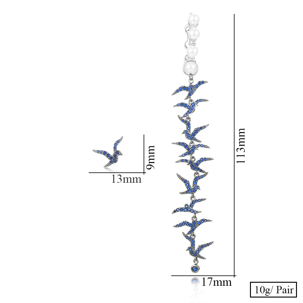 GODKI, корейские трендовые серьги с искусственным жемчугом для женщин, богемные серьги-капельки в виде чайки, Brincos, Женские Ювелирные изделия своими руками