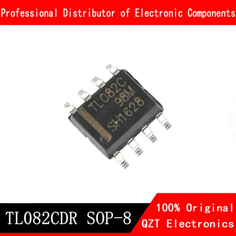 10PCS TL082CDR SOP-8 TL082C SOP TL082 082CDR SOP8 SMD TL082CDT New and Original IC Chipset