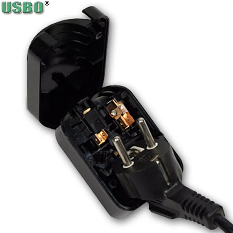 Universal 13A 250V HK Singapore Malaysia United Kingdom power cord online cable converter connector EU to UK adapter fused plug plug adapter