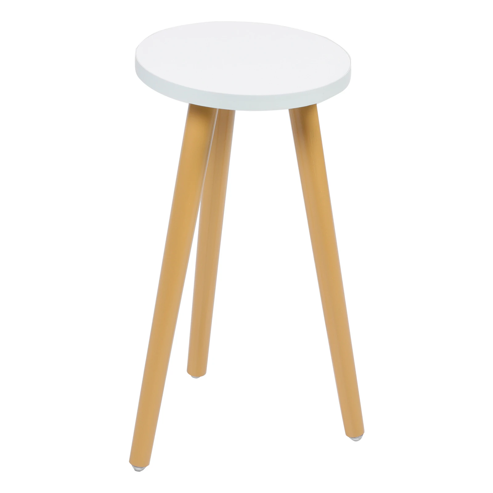 1Pc Wood Plant Stand Flower Pot Stool Flowerpot Holder Wooden Round Stool Balcony Display Rack Home Decoration