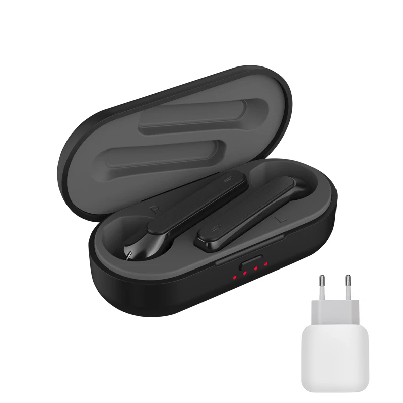 L8 беспроводные Bluetooth наушники TWS для huawei Honor Lite Xiaomi Bluetooth 5,0 наушники с микрофоном PK T3 TWS цвета - Цвет: Black charger
